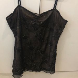 RW&CO lace camisole with sequins